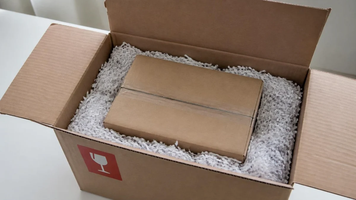 Box in a box method for fragile items
