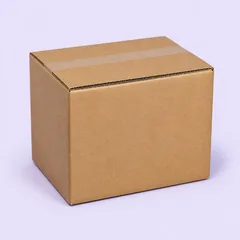 Brown corrugated box