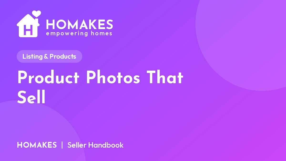 Product Photos That Sell