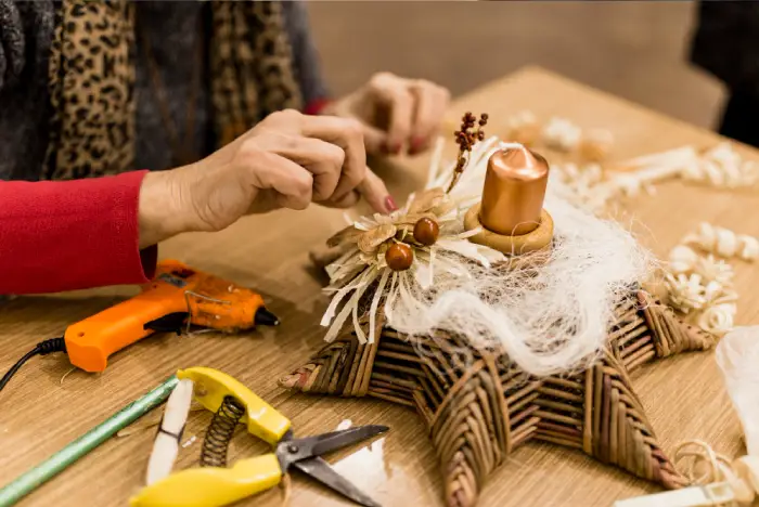 Handmade crafts made with creativity